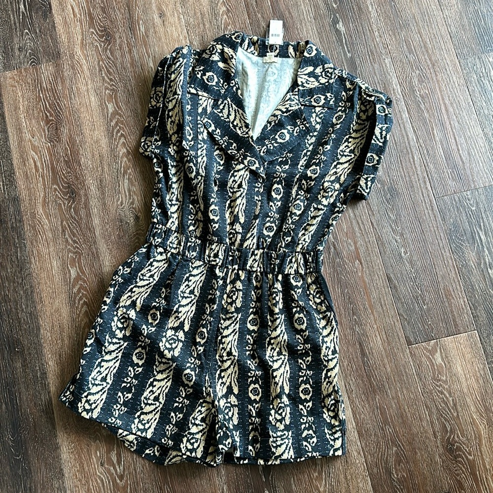 Anthropologie TINY Ella Short Sleeve Romper